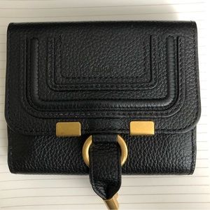 Chloé Marcie Square Leather Wallet